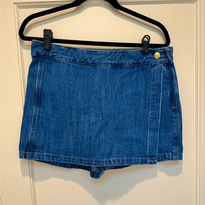 J.Crew Jean Mini Skort/Skirt